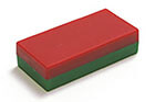 Block Magnet Red Green