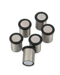 6 x Edelstahl Magnet Pin / Pinnwand Magnetpins im 6er-Pack - Haftkraft: 500 g