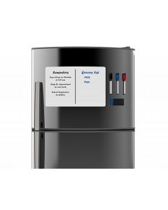 Magnetfolie Whiteboardfolie magnetisch für Kühlschrank weiß beschreibbar 40x30cm