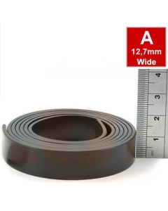 Magnetband Magnetstreifen selbstklebend 1,5mm x 12,7mm x 10m, Typ A, anisotrop