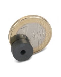 Ringmagnet Ø 11 / 2,7 x 4,5mm Ferrite Y35 - hält 350g Keramik-Magnet-Ring
