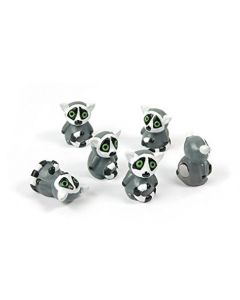6 x Kühlschrankmagnete Lemure 20x15x12mm Magnete für Pinnwand Magnettafel