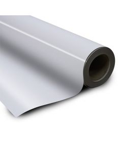 Eisenfolie Ferrofolie Metallfolie selbstklebend weiß glänzend 0,6mm x 1 m x 1m