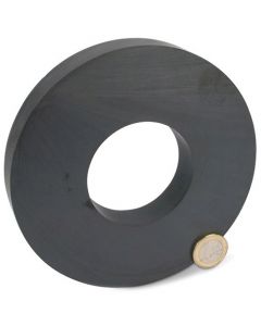 Ringmagnet Magnetring Ø 140 x 63 x 17mm Ferrit Y30 - hält 19 kg - Keramik-Magnet