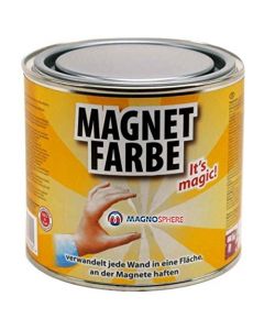 Magnetfarbe - Magnetische wandfarbe - 0,5 Liter - für eine Fläche von 1,5 - 5m²