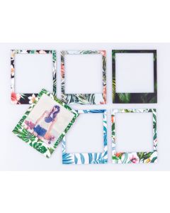6-Piece Magnetic Picture / Photo Frames Tropical